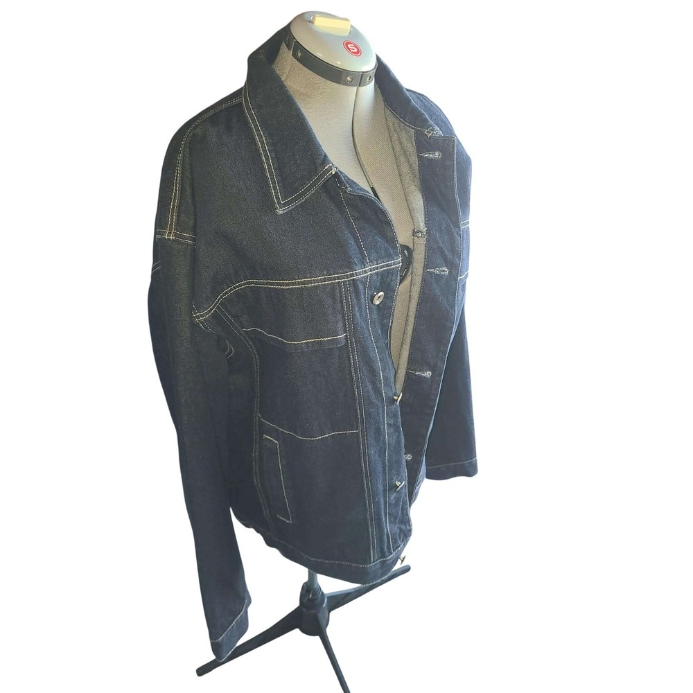 Vintage 1990s Kani Jeans Denim Jacket XXL - Picture 6 of 10